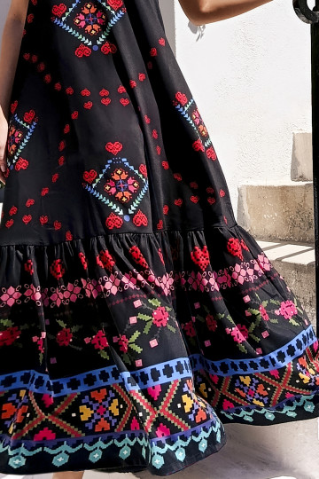AGAPI  DRESS (BLACK)