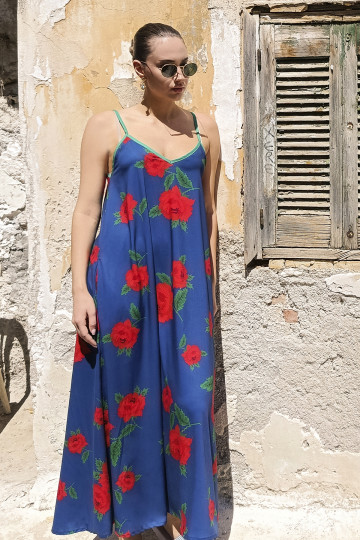 ANNITA DRESS (BLUE)