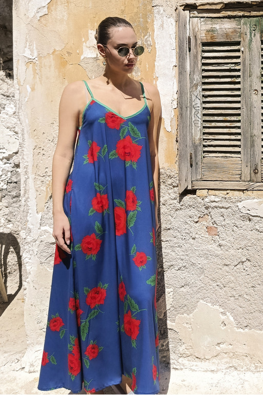 ANNITA DRESS (BLUE)