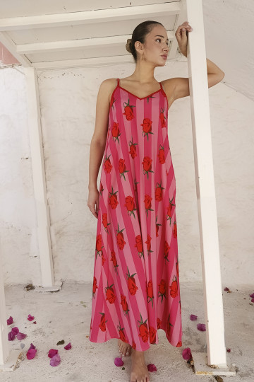 ANNITA DRESS (STRIPES)