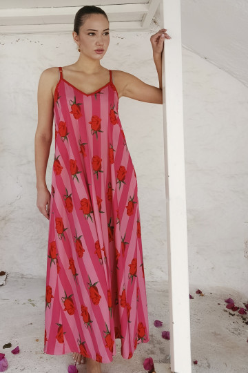 ANNITA DRESS (STRIPES)