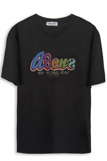 T-SHIRT ΑΘΕΝS (BLACK)