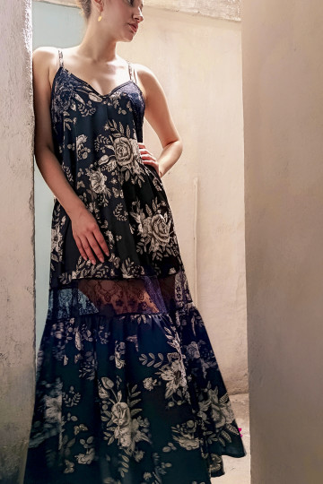 MELTEMI  DRESS (BLACK)
