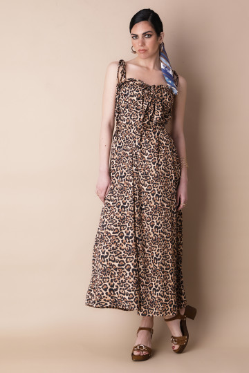 MONICA DRESS (LEOPARD)