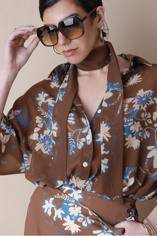 CLAUDIA  (BROWN) shirt