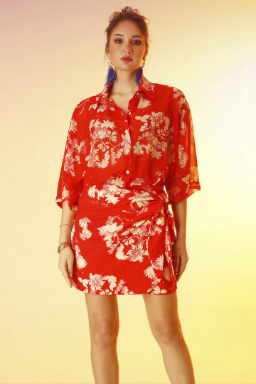 CLAUDIA  (RED) shirt