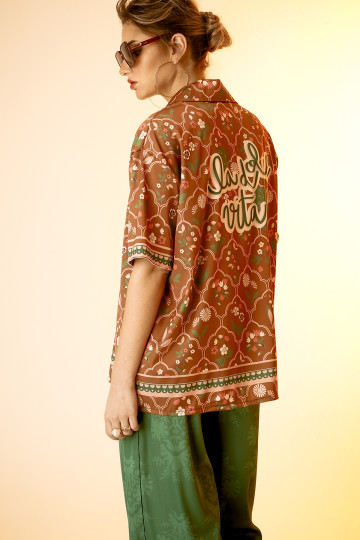 DIANA SHIRT (BROWN)