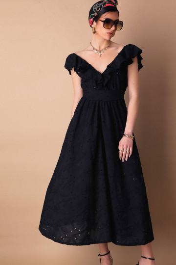 LUISA DRESS (BLACK)