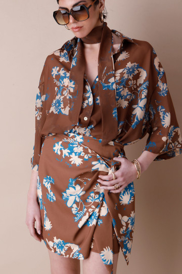 ORNELLA  (BROWN) skirt