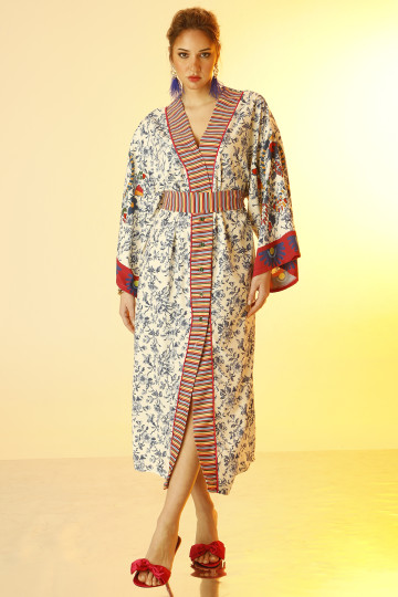 PATRIZIA (BLUE) dress/kimono