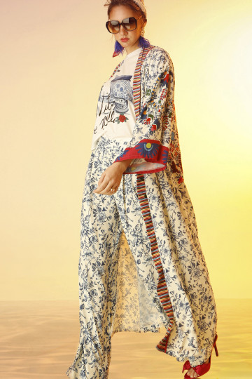 PATRIZIA (BLUE) dress/kimono