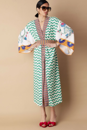 PATRIZIA (GREEN) dress/kimono