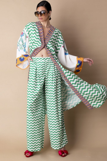 PATRIZIA (GREEN) dress/kimono