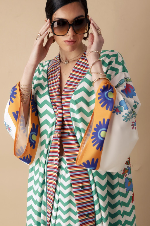 PATRIZIA (GREEN) dress/kimono
