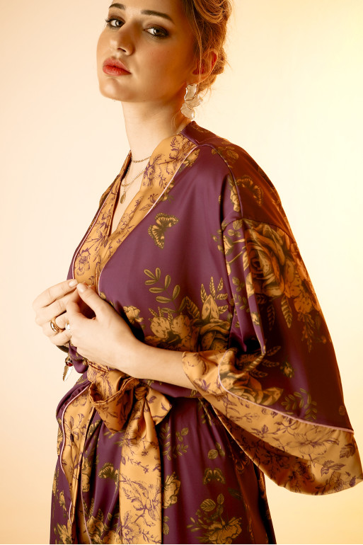 ROMINA (PURPLE) dress/kimono