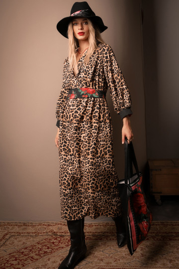 GRACE (LEOPARD) dress