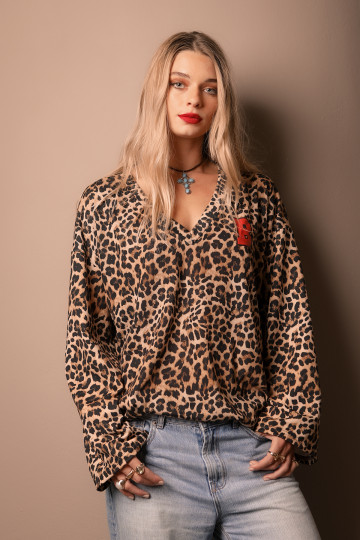 LILIANA (LEOPARD) blouse