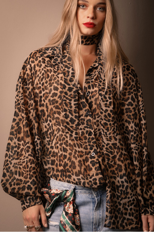 SERENA  (LEOPARD) shirt